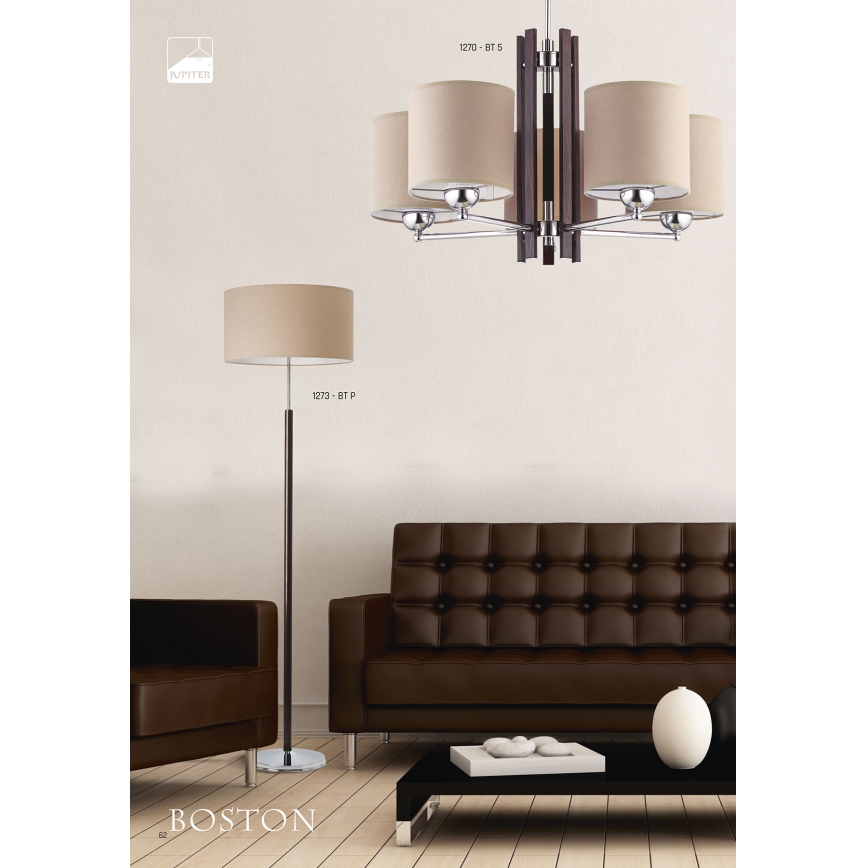 JUPITER 1270-BT5 - Полилей BOSTON 5xE27/60W