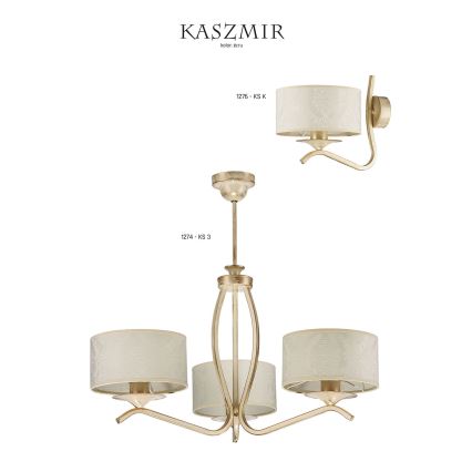 JUPITER 1274-KS3E - Полилей на тръба KASZMIR 3xE27/60W