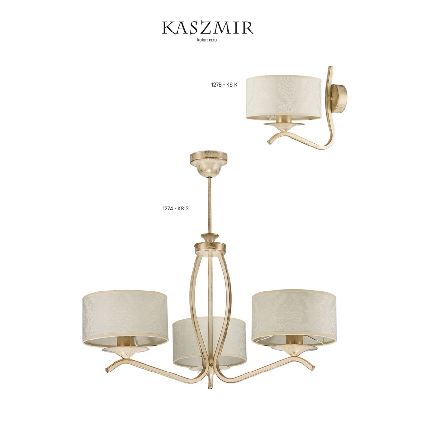 JUPITER 1277-KSLE - Настолна лампа KASZMIR 1xE27/60W