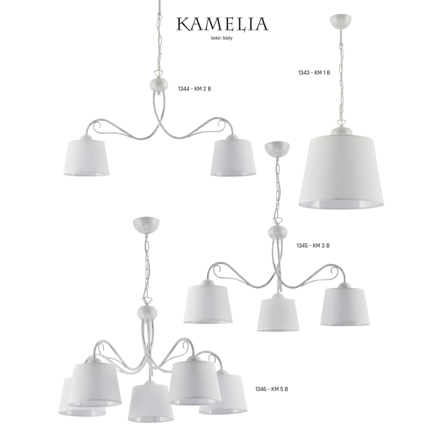 Jupiter 1345 - KM 3 B - Полилей на верижка KAMELIA 3xE27/60W/230V