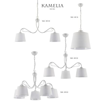 Jupiter 1346 -  KM 5 B - Полилей на верижка KAMELIA 5xE27/60W/230V