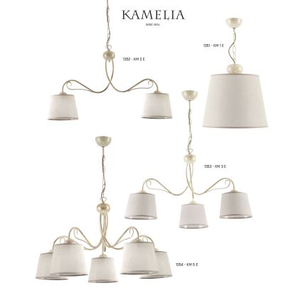 Jupiter 1353 - KM 3 E - Полилей с верига KAMELIA 3xE27/60W/230V