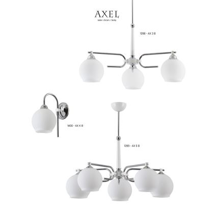 Jupiter 1398 - AX 3 B - Полилей на пръчка AXEL 3xE27/60W/230V
