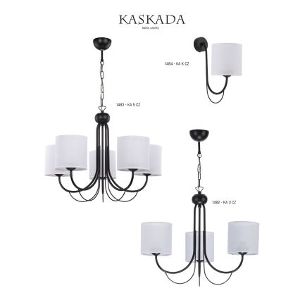 Jupiter 1483 - Полилей на верижка KASKADA 5xE27/60W/230V