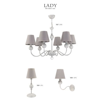 Jupiter 1587 - LY 6 BI - Полилей LADY 6xE14/40W