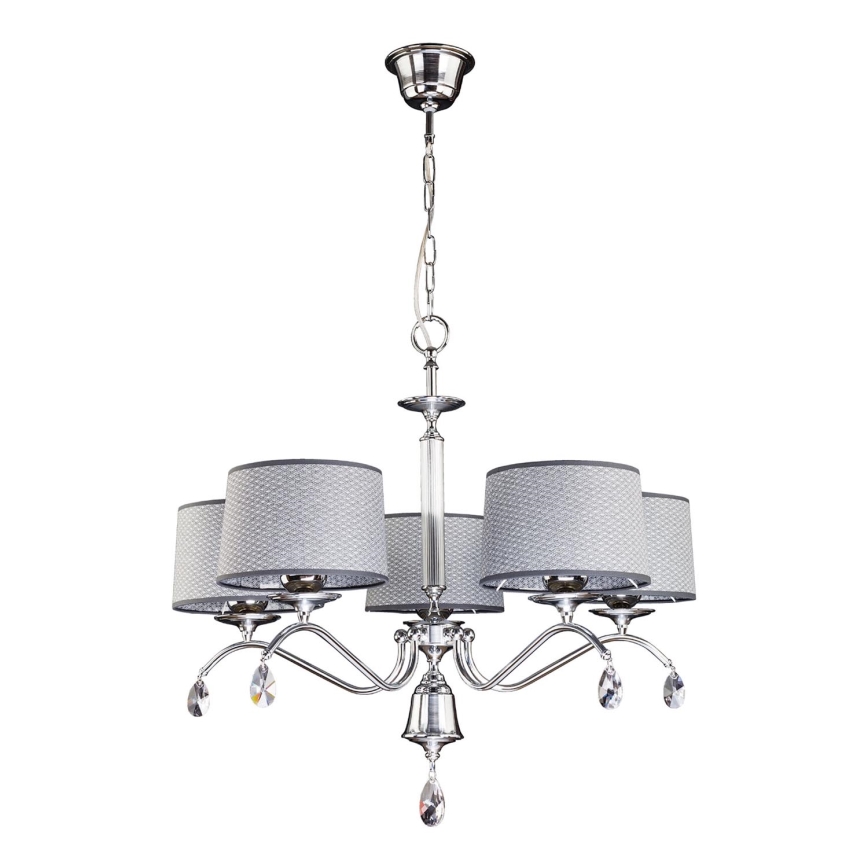 Jupiter 1604 - EG 5 CH - Кристален Полилей EGIDA 5xE27/60W