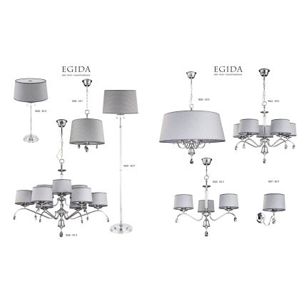 Jupiter 1605 - EG 6 CH - Кристален полилей EGIDA 6xE27/60W