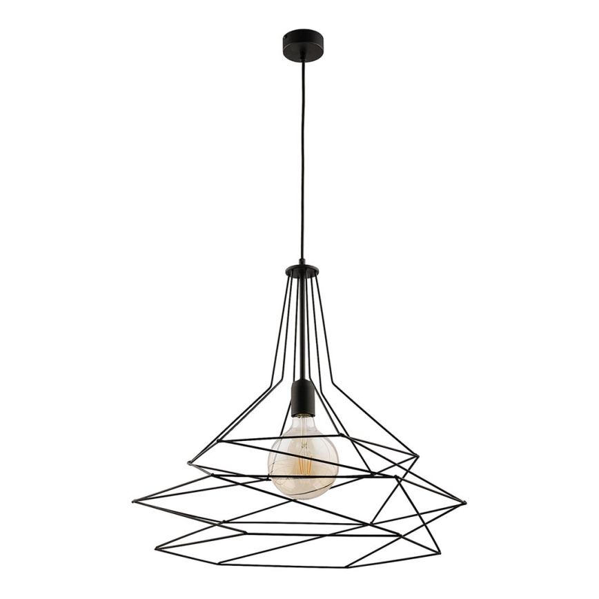 Jupiter 1657 - Полилей на въже ORO 1xE27/60W/230V черна