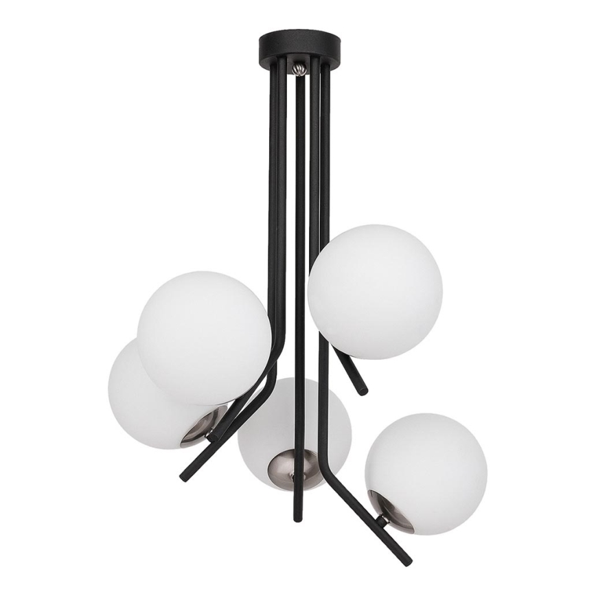 Jupiter 1737 - Висящ полилей TIM 5xE14/40W/230V лъскав хром