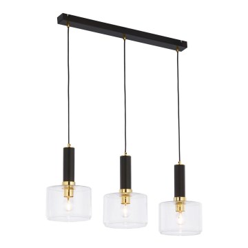 Jupiter 1848 - VA3 - Полилей на въже VANES 3xE27/60W/230V месинг/черна