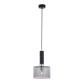 Jupiter 1858 - VA1 - Полилей на въже VANES 1xE27/60W/230V сребърна/черна