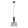 Jupiter 1858 - VA1 - Полилей на въже VANES 1xE27/60W/230V сребърна/черна