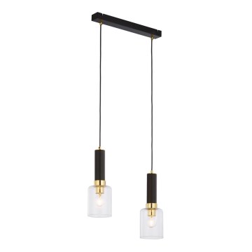 Jupiter 1865 - TU2 - Полилей на въже TULUZA 2xE27/60W/230V златна