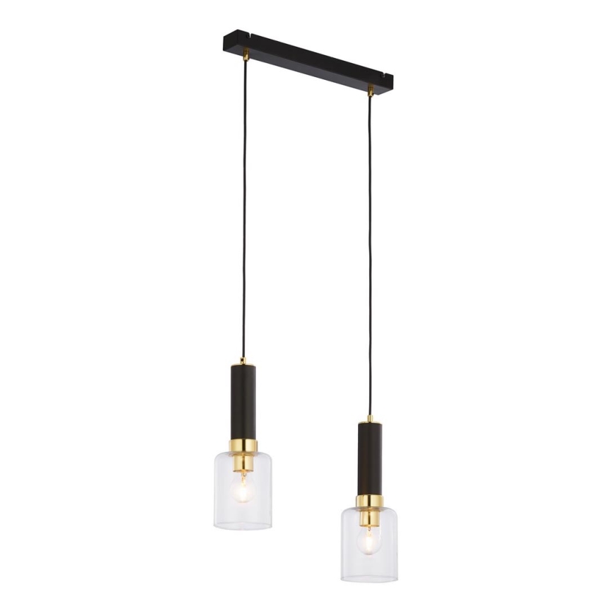 Jupiter 1865 - TU2 - Полилей на въже TULUZA 2xE27/60W/230V златна