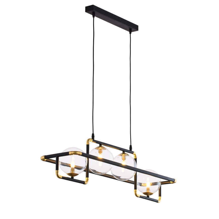 Jupiter 1982 - Пендел ZAFRA 4xG9/10W/230V черен