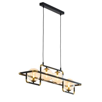 Jupiter 1983 - Пендел ZAFRA 4xG9/10W/230V черен/бежов