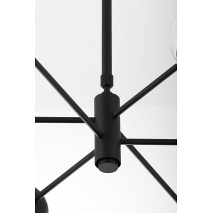 Jupiter 1993 - Висящ полилей MOKA 3xGU10/10W/230V + 3xG9/10W/230V черен/бежов