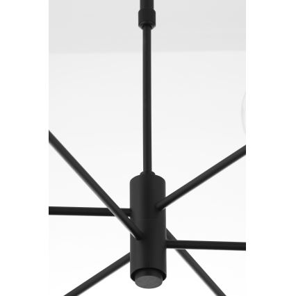 Jupiter 1997 - Висящ полилей MOKA 3xGU10/10W/230V + 3xG9/10W/230V черен/бял