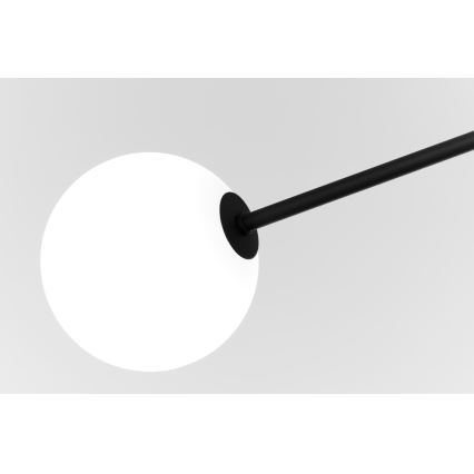 Jupiter 1998 - Висящ полилей MOKA 4xGU10/10W/230V + 4xG9/10W/230V черен/бял