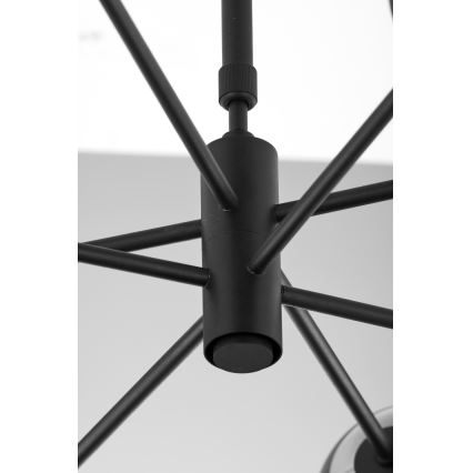 Jupiter 1998 - Висящ полилей MOKA 4xGU10/10W/230V + 4xG9/10W/230V черен/бял