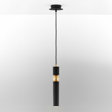 Jupiter 2003 - Пендел ALAS 1xGU10/10W/230V черен/златист