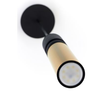 Jupiter 2006 - Пендел ALAS 1xGU10/10W/230V златист/черен