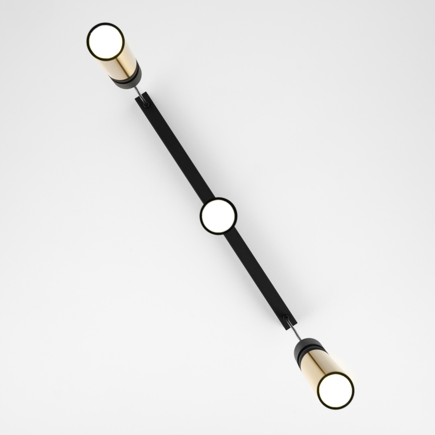 Jupiter 2007 - Пендел ALAS 3xGU10/10W/230V златист/черен