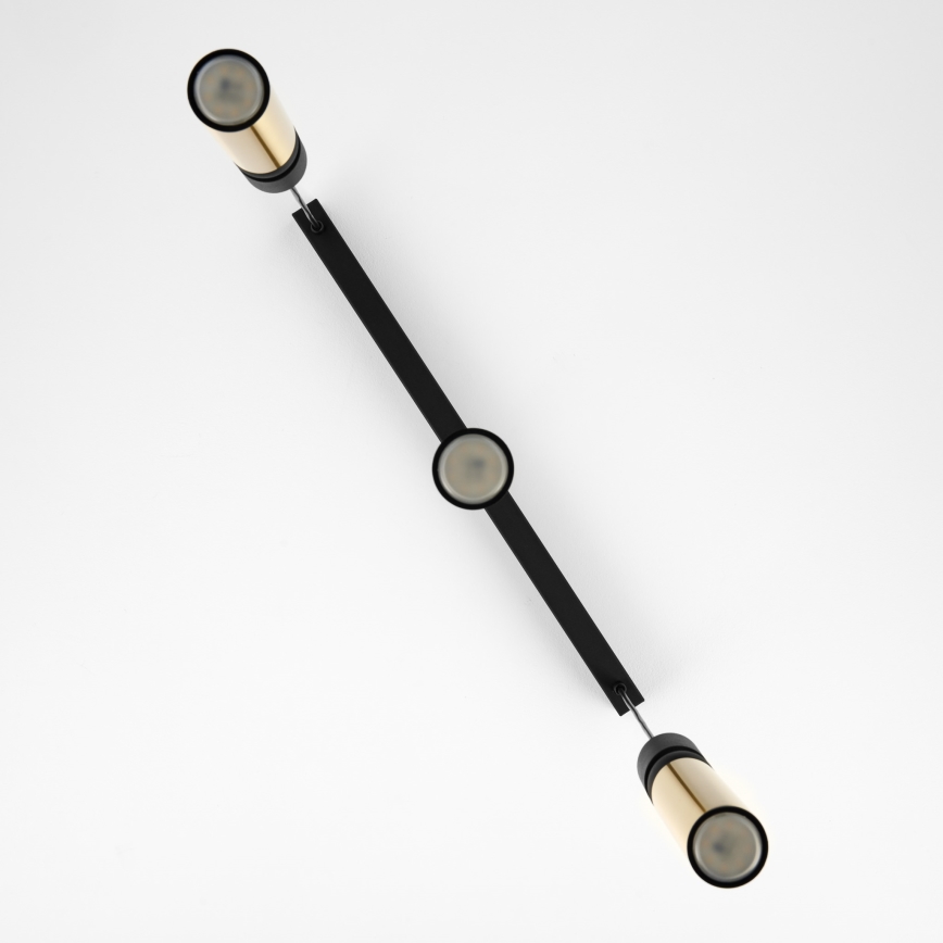 Jupiter 2007 - Пендел ALAS 3xGU10/10W/230V златист/черен