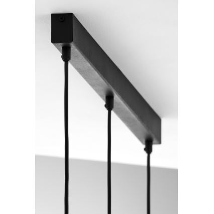 Jupiter 2007 - Пендел ALAS 3xGU10/10W/230V златист/черен