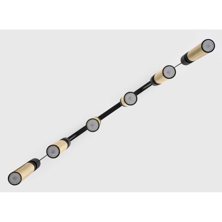 Jupiter 2008 - Пендел ALAS 6xGU10/10W/230V златист/черен