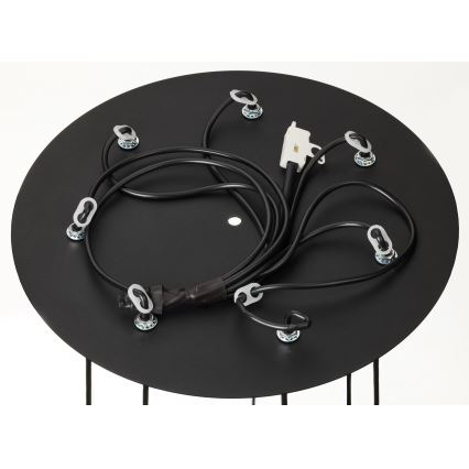 Jupiter 2015 - Пендел ALAS 7xGU10/10W/230V черен/златист