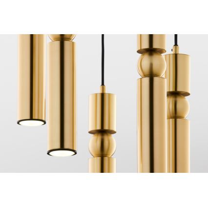 Jupiter 2020 - Пендел ALAS 5xGU10/10W/230V златист