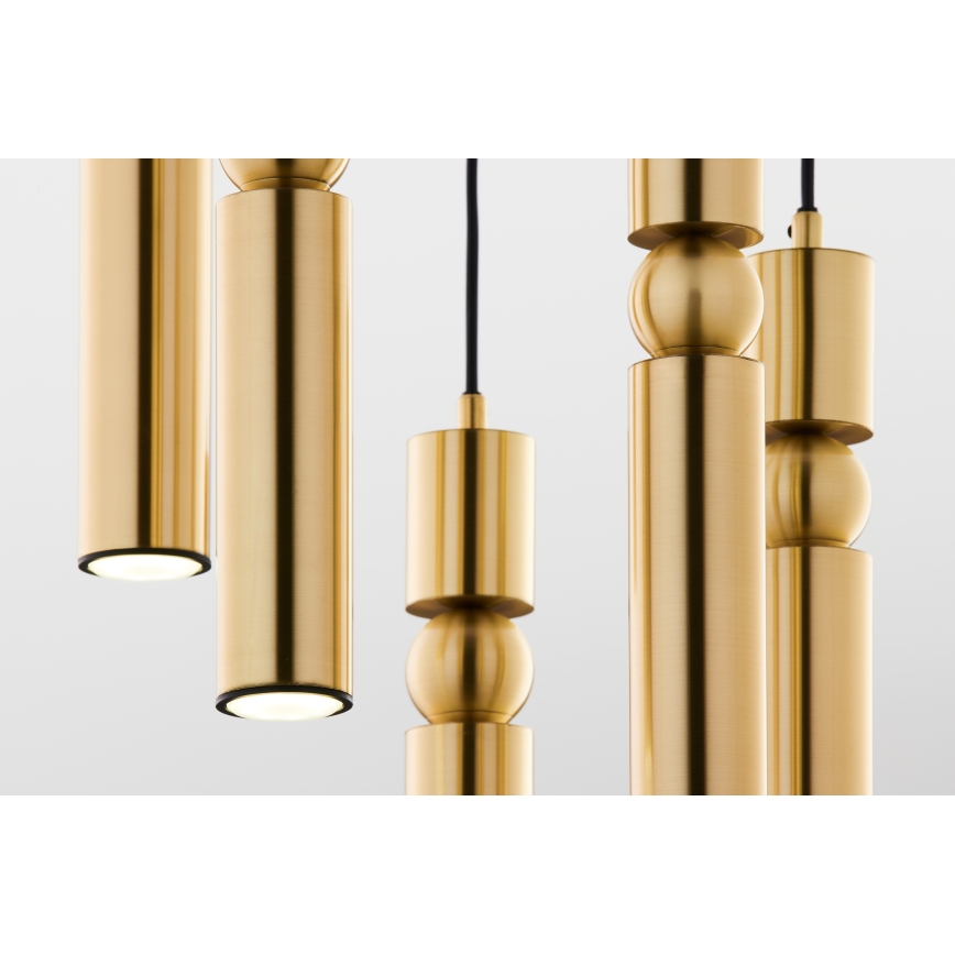 Jupiter 2020 - Пендел ALAS 5xGU10/10W/230V златист