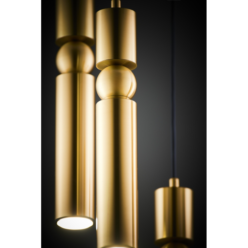 Jupiter 2020 - Пендел ALAS 5xGU10/10W/230V златист