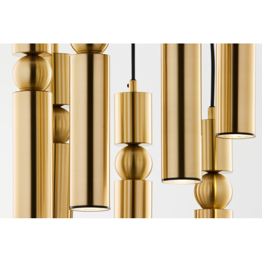 Jupiter 2021 - Пендел ALAS 7xGU10/10W/230V златист