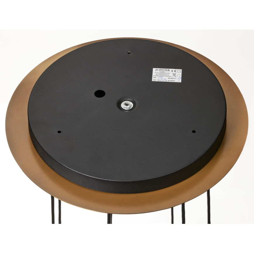 Jupiter 2021 - Пендел ALAS 7xGU10/10W/230V златист