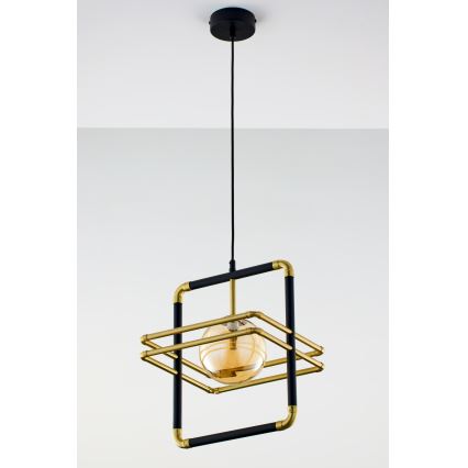 Jupiter 2025 - Пендел FIORI 1xG9/10W/230V черен/златист/бежов