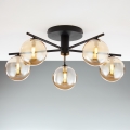 Jupiter 2047 - Полилей за повърхностен монтаж PRATO 5xG9/10W/230V черен/бежов