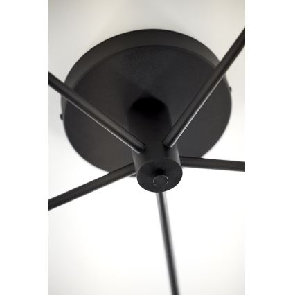 Jupiter 2047 - Полилей за повърхностен монтаж PRATO 5xG9/10W/230V черен/бежов