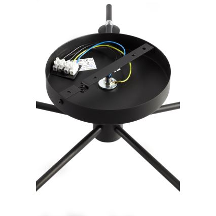 Jupiter 2047 - Полилей за повърхностен монтаж PRATO 5xG9/10W/230V черен/бежов