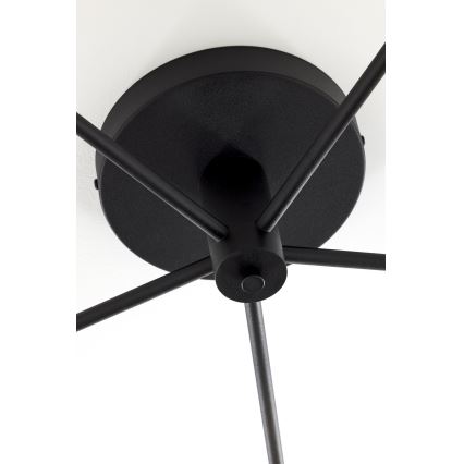 Jupiter 2048 - Повърхностно монтиран полилей PRATO 5xG9/14W/230V черно/димчато сиво