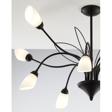 Jupiter 2056 - полилей на штанга GLORIOSA 10xG9/14W/230V черен