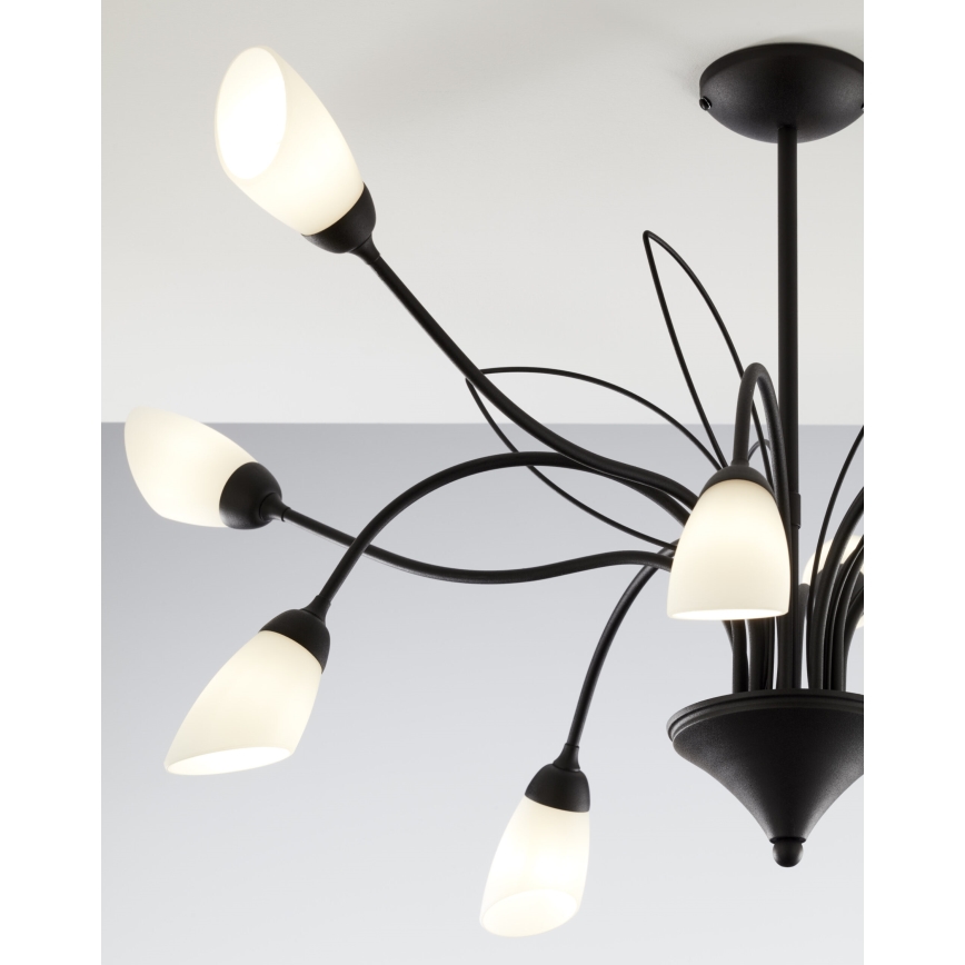 Jupiter 2056 - полилей на штанга GLORIOSA 10xG9/14W/230V черен