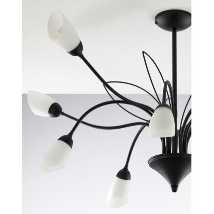 Jupiter 2056 - полилей на штанга GLORIOSA 10xG9/14W/230V черен