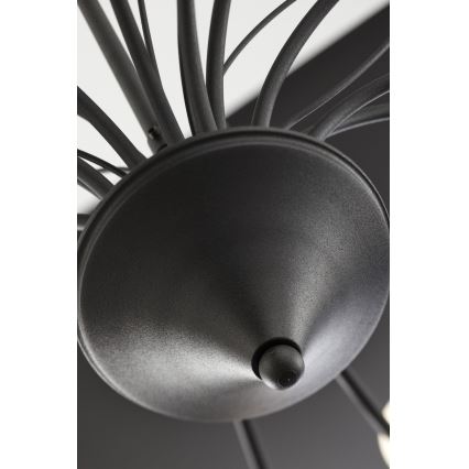 Jupiter 2057 - Полилей с верига GLORIOSA 15xG9/14W/230V черен