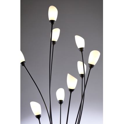 Jupiter 2058 - Подова лампа GLORIOSA 9xG9/14W/230V черна