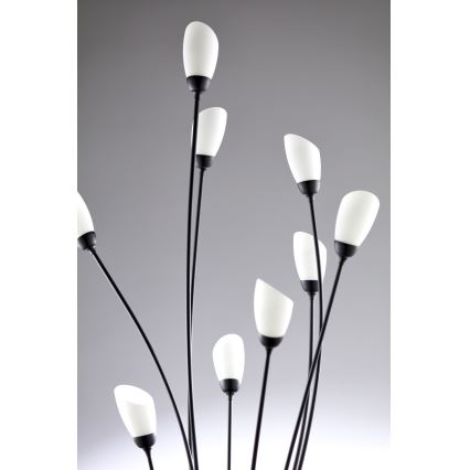 Jupiter 2058 - Подова лампа GLORIOSA 9xG9/14W/230V черна