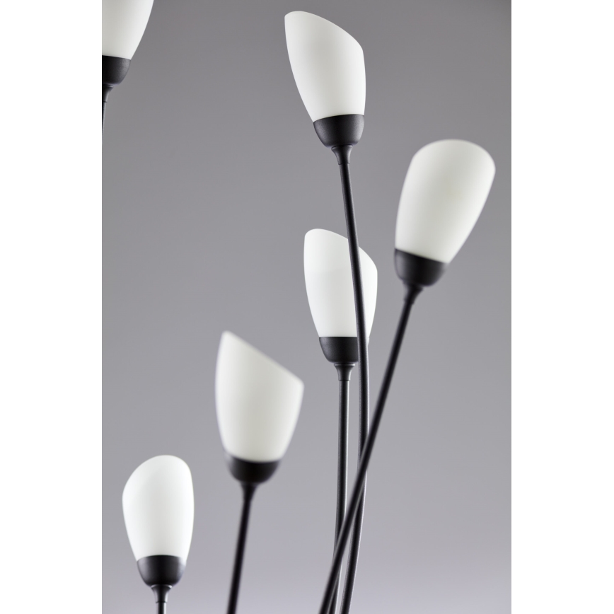 Jupiter 2058 - Подова лампа GLORIOSA 9xG9/14W/230V черна