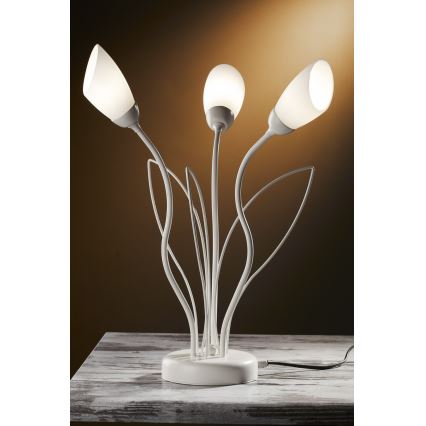 Jupiter 2060 - Настолна лампа GLORIOSA 3xG9/14W/230V кремава