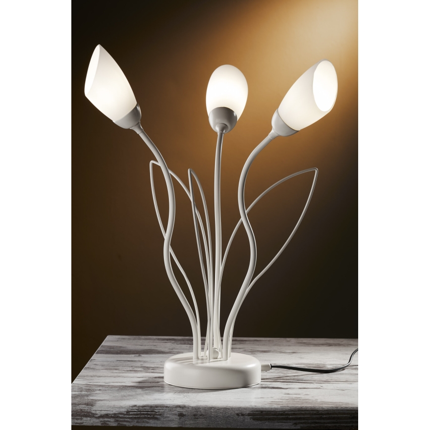 Jupiter 2060 - Настолна лампа GLORIOSA 3xG9/14W/230V кремава